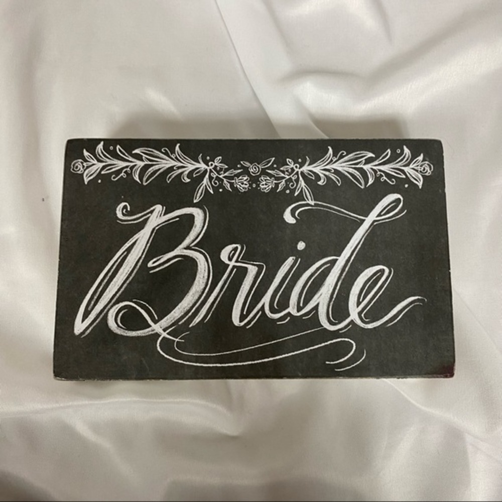 VINTAGE Bride Sign
